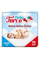 Baby Turco Bebek Bakım Örtüsü 70 Adet
