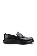 Deery Hakiki Deri Siyah Comfort Erkek Loafer