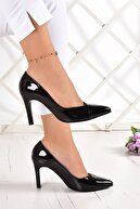 black patent leather