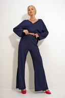 شلوار بلوز بلوز Tustmaç Nactere Cruzlaze Tixed Tustmaç Binary Liting Set ALC-X12498-thumb