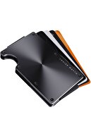 Cardx - Shine Clips - نسل جدید کیف پول مینیمالیست، نگهدارنده کارت - Rfid Blocking، زنان و مردان (سیاه)-thumb