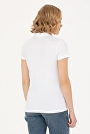 تی شرت یقه پولو سفید زنانه-thumb