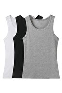 Multicolor (Black Gray White)
