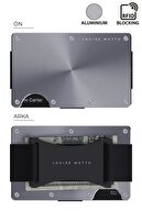 Cardx - Shine Strap - کیف پول مینیمالیستی نسل جدید، نگهدارنده کارت - Rfid Blocking، زنان و مردان (نقره ای)-thumb