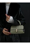 کیف دستی و سرشانه زنانه سبز مدل پائولا-thumb