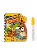 کتاب رنگ آمیزی جادویی Forest Realm Water Painting Water with Water Pen-thumb