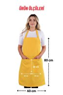 ست ساده ست پیش بند آشپزخانه 3 تایی با آویز قابل تنظیم (دستکش، دسته)-thumb