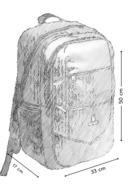 کوله پشتی روزانه ، کوهنورد - کیف مسافرتی ، کیف ، کیف ورزشی ، کوله پشتی لپ تاپ با لپ تاپ-thumb