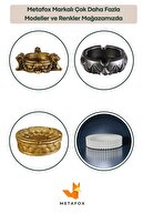 سینی خاکستر زیرسیگاری زیرسیگاری طلایی رنگ آنتیک مدل 7-thumb