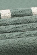 پتوی بافتنی نوزاد دختر و پسر 85cm X85cm ناز جیلان سبز-thumb