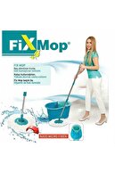 Motek Fix Mop Set Pratik Temizlik Seti Sıkma Sistemli Döner Başlıklı