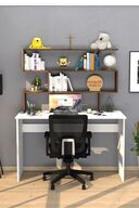 WHITE -TEAK - BLACK