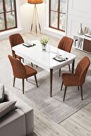 Table White Chairs Tile