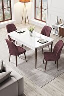 Table White Chairs Rose Dust