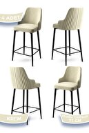 Chair Cream Legs Black