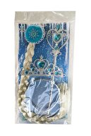 هدیه پیله ای ست مو و تاج جادویی عصای جادویی السا آنا فروزن منجمد کودکان-thumb