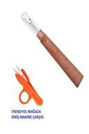 خواننده Zetina Beko تمیز کننده نخ و قیچی پاک کننده سوراخ دکمه بزرگ (A) با هم در مجموعه-thumb