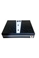 ست پک داماد مردانه، ست عطر جوراب کیف پول باکس پاپیون باکس-thumb