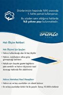 فرش طرح دار رانر خاکستری قابل شستشو چنیل فرش لبه دار کف راهرو 7760-thumb