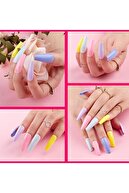 127 - 100 ناخن مصنوعی پروتز بالرین جعبه دار-thumb