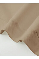 Unisex Women/Men NEVER Colorful اورسایز یقه گرد سوئیشرت پنبه ای-thumb