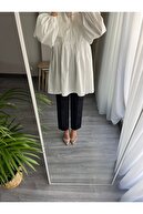 تونیک پوپلین یقه دار-thumb