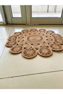 گلیم گلیم دیزی مدل تریکو طبیعی-thumb