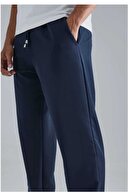 شلوار گرمکن راحت گشاد نای آبی گشاد و باریک-thumb