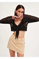 بلوز بولرو آستین بلند زنانه آستین بلند زنانه-thumb