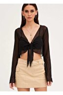 بلوز بولرو آستین بلند زنانه آستین بلند زنانه-thumb