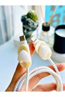 مدل قلب ست محافظ شارژر 5 تکه سازگار با شارژر آیفون 18/20 وات-thumb