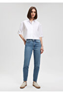 شلوار جین کلاسیک سیندی جین وینتاژ آبی روشن 100277-87640-thumb