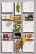 سرویس صبحانه 14 تیکه برای 6 نفر تزیین دست مشکی-thumb