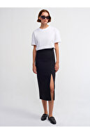 30312 دوخت تزیینی یقه گرد تی شرت-سفید-thumb