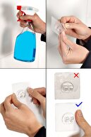 Teknotel Bathroom Organizer نگهدارنده شامپو حمام قفسه حمام 2 تکه قفسه حمام سفید St281h-thumb