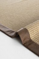 شمع مادرید M310 گرد و غبار نمی دهد، به راحتی تمیز می شود فرش سیسال وارداتی با بافت کاهی گره ریز-thumb