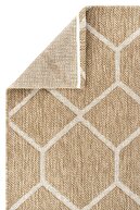 Mocha 669 شمع سفید گرد و غبار نمی دهد ، جوت مات تمیز به نظر می رسد فرش بریده مدرن-thumb