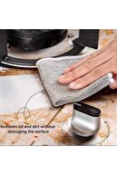 پارچه ظروف تک لایه سیم ریز پارچه پاک کننده کثیفی پارچه که سیم سیم را خراش نمی دهد پاک کننده نایلون-thumb