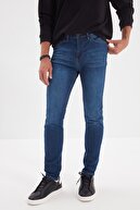 TRENDYOL MAN Indigo Erkek Tapared Skinny Jeans TMNSS21JE0209