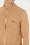 ژاکت بافتنی مردانه شنی ملانژ پایه 50268938-VR123-thumb