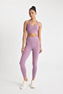 DefactoFit فاق بلند جوراب شلواری ورزشی ساده ساده انعطاف پذیر که دور کمر بسته می شود B4147AX24AU-thumb