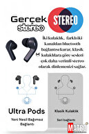 هدست بلوتوث زنانه مردانه iOS سازگار با آندروید لمسی استریو شفاف صفحه نمایش LED باس فوق العاده TWS-thumb