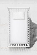 ست ورق تخت 100% پنبه Ranforce - سفید- 100x150 35x45-thumb