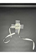 10 دستبند ساقدوش عروس برای مهمانی مجردی سفید نقره ای-thumb