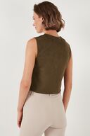 جلیقه دکمه دار یقه V جیر Scuba 5865576-thumb