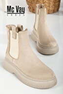 Beige Suede