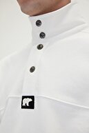 Bad Bear Erkek Beyaz Düğme Detaylı Patrıck Buttoned Sweatshirt