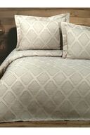 YGT Home Stil Jakarlı Çift Kişilik Yatak Örtüsü Takımı 3 Parça Bohem Yeşil | Pike Takımı - 3