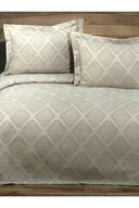 YGT Home Stil Jakarlı Çift Kişilik Yatak Örtüsü Takımı 3 Parça Bohem Yeşil | Pike Takımı - 5