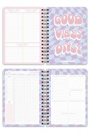 2025 A5 هفته برنامه Agenda Spiral 15x21 cm - 12 ماه - 12 ماه - صفحه انگیزه دیزی-thumb